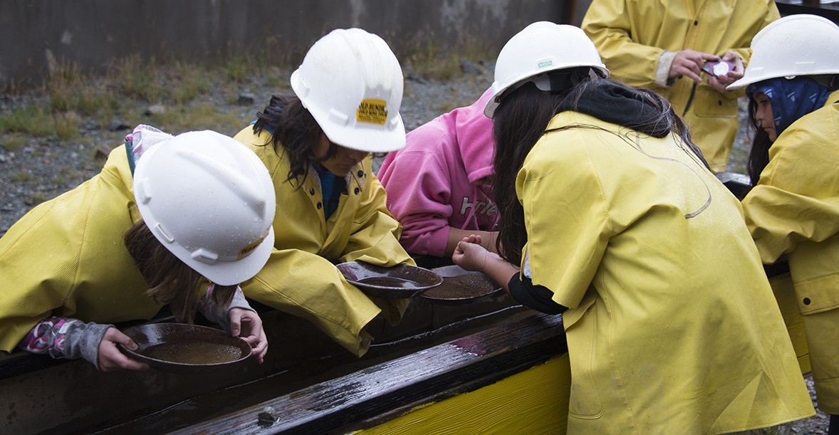 Panning for Gold, Silver & Copper.